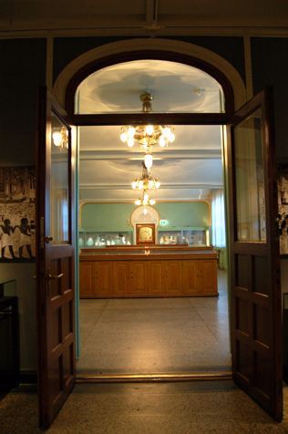 The Coin Cabinet is an exceptional example of Norwegian Jugendstil.
