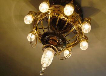 The Historical Museum was Norway’s first building with electric lights. All the chandeliers were designed by the architect and were cast in Kristiania (Oslo).